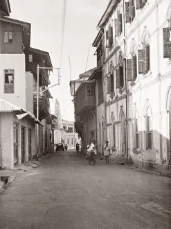 1940s East Africa - street in Mombasa Kenya