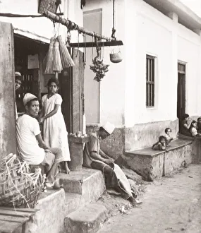 1940s East Africa - street in Mombasa Kenya