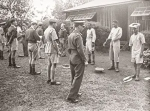 1940s East Africa - training camp Kenya for African recruits