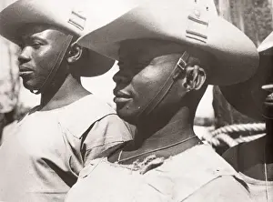 1940s East Africa - training camp Kenya for African recruits