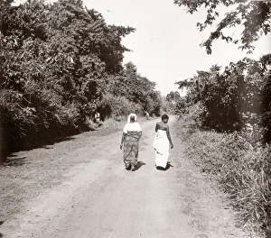 1940s East Africa - Uganda - rural transport, bicycle