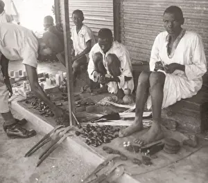 1940s East Africa - Uganda - street market Mbarara