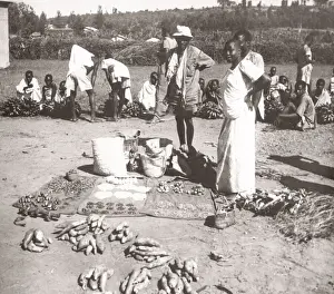 1940s East Africa - Uganda - street market Mbarara