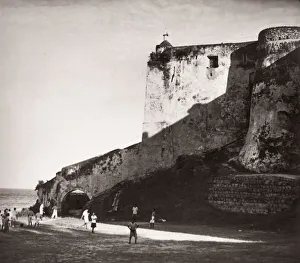 1940s East Africa - view along the sea at Mombasa Kenya