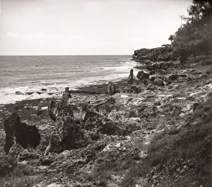 1940s East Africa - view along the sea at Mombasa Kenya