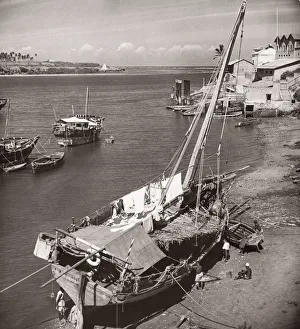 1940s East Africa - view along sea at Mombasa Kenya
