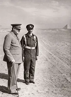 1943 Egypt - British prime minister Winston Churchill