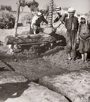 1943 Syria - boiling grapes to made Arak liqour