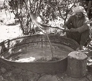 1943 Syria - boiling grapes to made Arak liqour