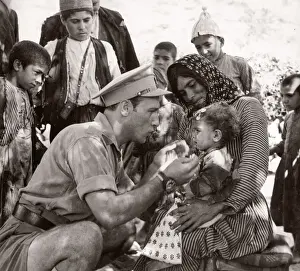 1943 Syria British military treat Kurdish on Turkey border