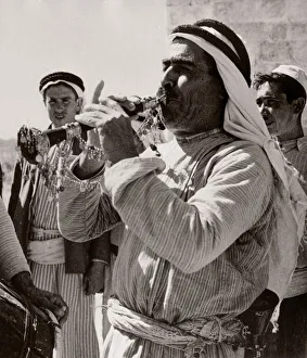 1943 Syria - celebrating the festival of Eid at Bobline