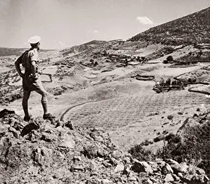 1943 Syria - view from Benndirek, Kurd area Turkish border