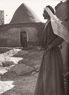 1943 Syria village with traditional mud beehive houses