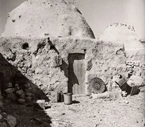 1943 Syria village with traditional mud beehive houses