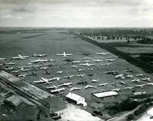 Radlett Prints: 1947 Royal Aeronautical Society Garden Party at Radlett