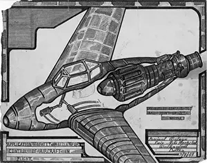 A 1949 jet deflection vectored-thrust propulsion concept