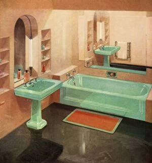 Images Dated 22nd November 2011: 1950s bathroom