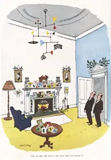 Atomic Prints: 1950s Christmas decorations cartoon