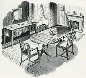 Images Dated 22nd November 2011: 1950s dining room