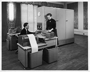 Secretary Gallery: 1950S Office Computer