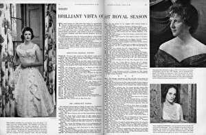 Penelope Gallery: The 1958 Season - list of parties and balls in The Tatler