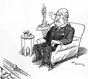 Veterans Prints: 1960 by H. M. Bateman, WW1 cartoon