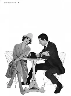 Courtship Prints: 1960s fashion, courtship wearing John Cavanagh suit
