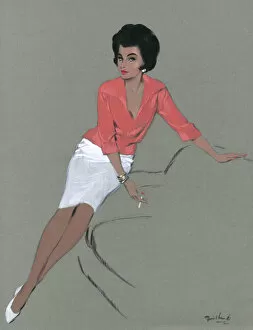 Blouse Gallery: 1960s woman by David Wright
