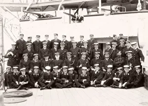 19th century/1900 vintage photograph - officers of HMS Centurion 19th century/1900 vintage photograph - officers of HMS Centurion
