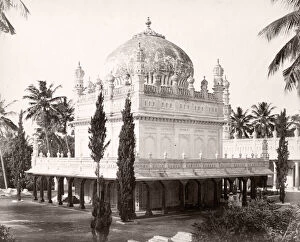 19th century vintage photograph India - The Gumbaz at Seringapatam