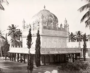 Sultans Prints: 19th century vintage photograph India - The Gumbaz at Seringapatam