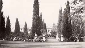 19th century vintage photograph India - The Residency from the Garden - attrib to Samuel 19th century vintage photograph India - The Residency from the Garden - attrib to Samuel