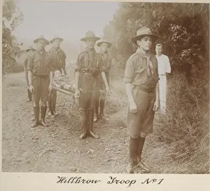 Stretcher Prints: 1st Hillbrow Scout Troop, with stretcher