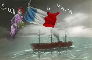 Mar19 Prints: 1st Rank French Transport Ship the Ving Long