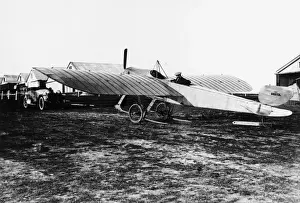 2-Seat Bristol Prier Monoplane Parked at the Bristol Fly?