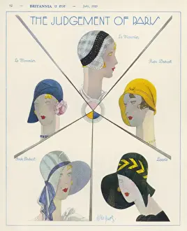 Irregular Prints: 20S Hat Selection 1929