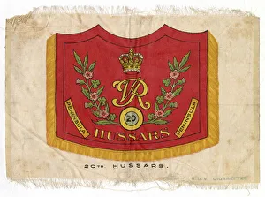 Hussars Prints: 20th Hussars insignia Date: 19th century