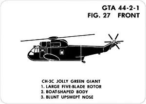 July1977 Prints: 27 CH-3C Jolly Green Giant - incorrect:- SH-3A Sea King