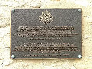 Plaque Prints: 2nd & 5th Battalions East Yorkshire Regiment Memorial