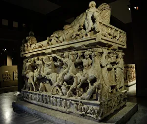 Bas Relief Prints: 2nd Century AD 3rd Ambararasi Ancient Age Romans