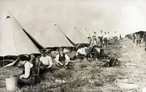 Tack Prints: 2nd County of London Westminster Dragoons Camp