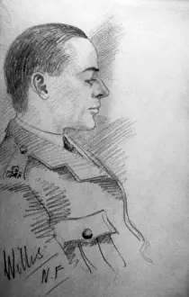 Fusiliers Prints: 2nd Lieutenant Willis, Northumberland Fusiliers, WW1