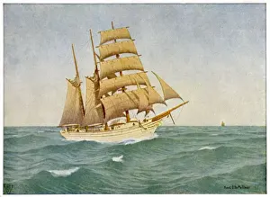 Schooner Prints: 3-Masted Schooner