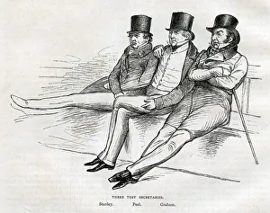 Secretaries Prints: 3 Tory Secretaries, Stanley, Peel, Graham