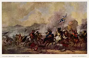 Thirty Prints: 30 Years War, Cavalry