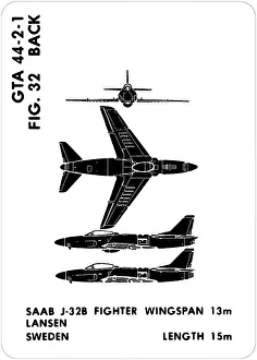 32 a SAAB J32B Lansen