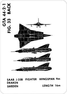 33 a SAAB J35B Draken