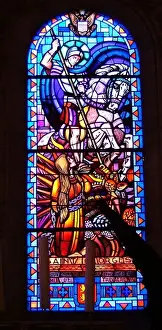 95th Prints: US 377th Infantry Regiment & 95th Division Window