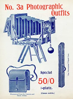 List Prints: No 3A Half Plate Photographic Camera Outfit