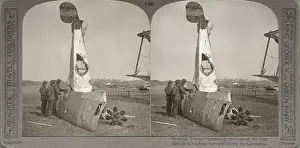 3D Stereoscopic Image, Scottish Troops Examining the Rem?